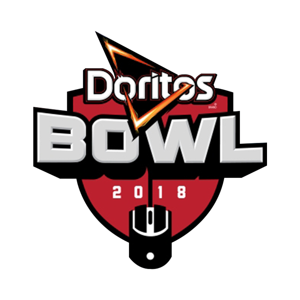 Doritos Bowl 2018 Gaming Tournament Logo Black Red And White PNG