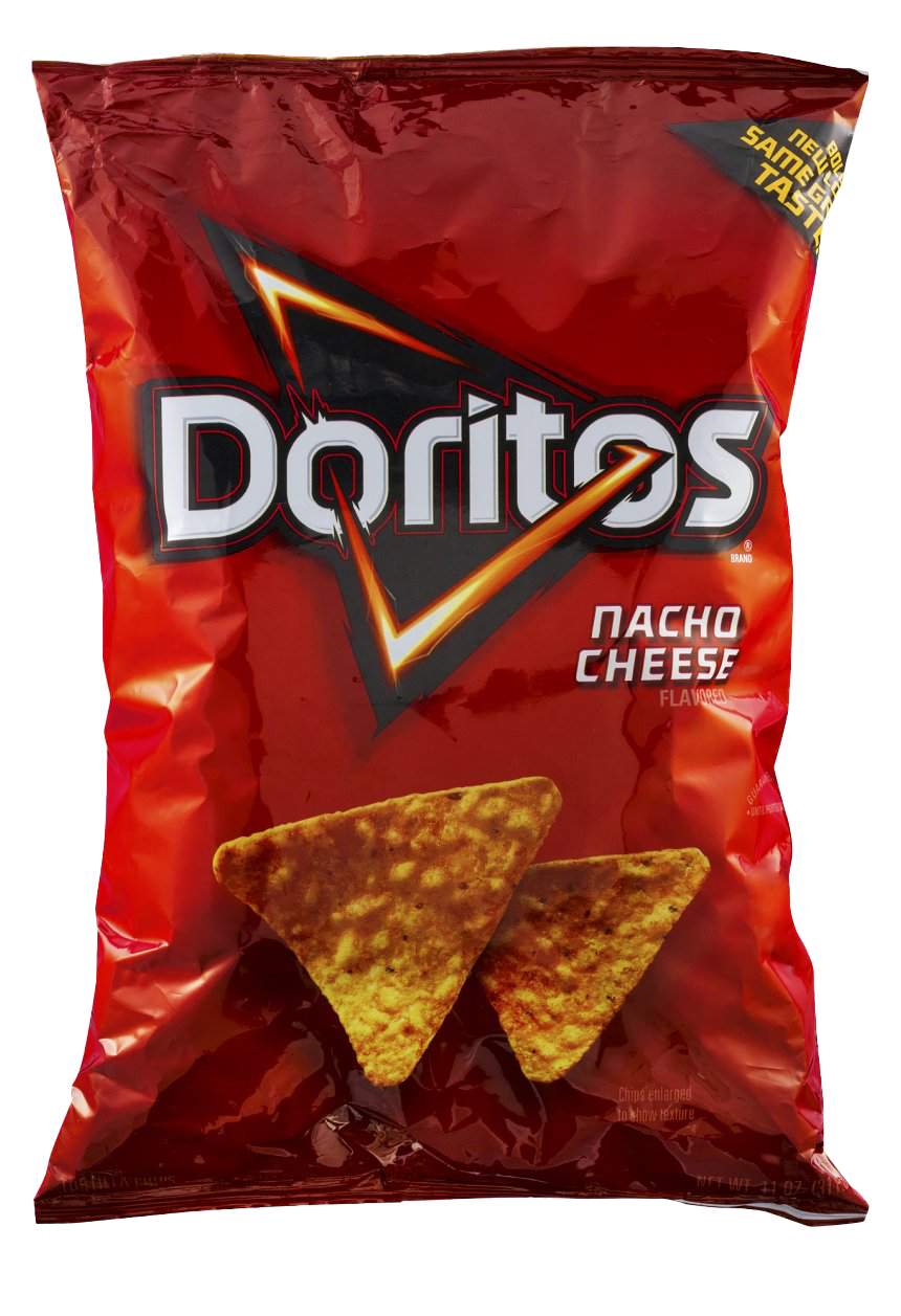 Doritos Dinamita Chile Limon Rolled Tortilla Chips Red Bag PNG
