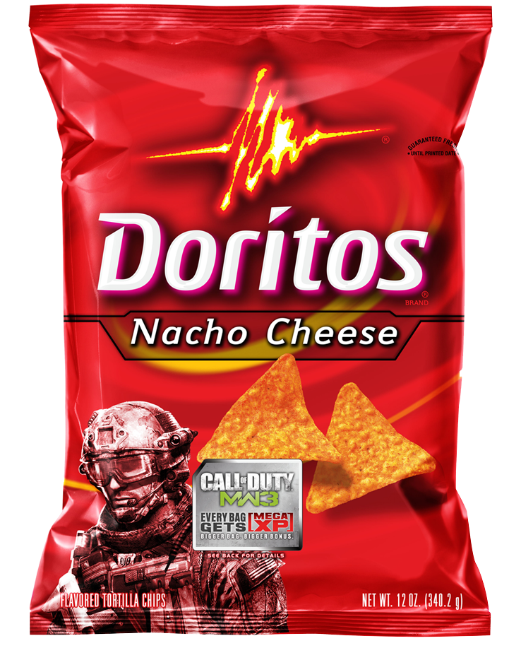 Doritos Flamin Hot Nacho Cheese Red Bag Spicy Chips Product PNG