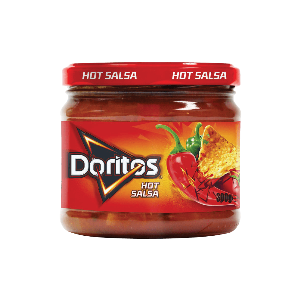Doritos Salsa Mexicana Jar With Red Pepper Tomato Flavor Label PNG Product Image