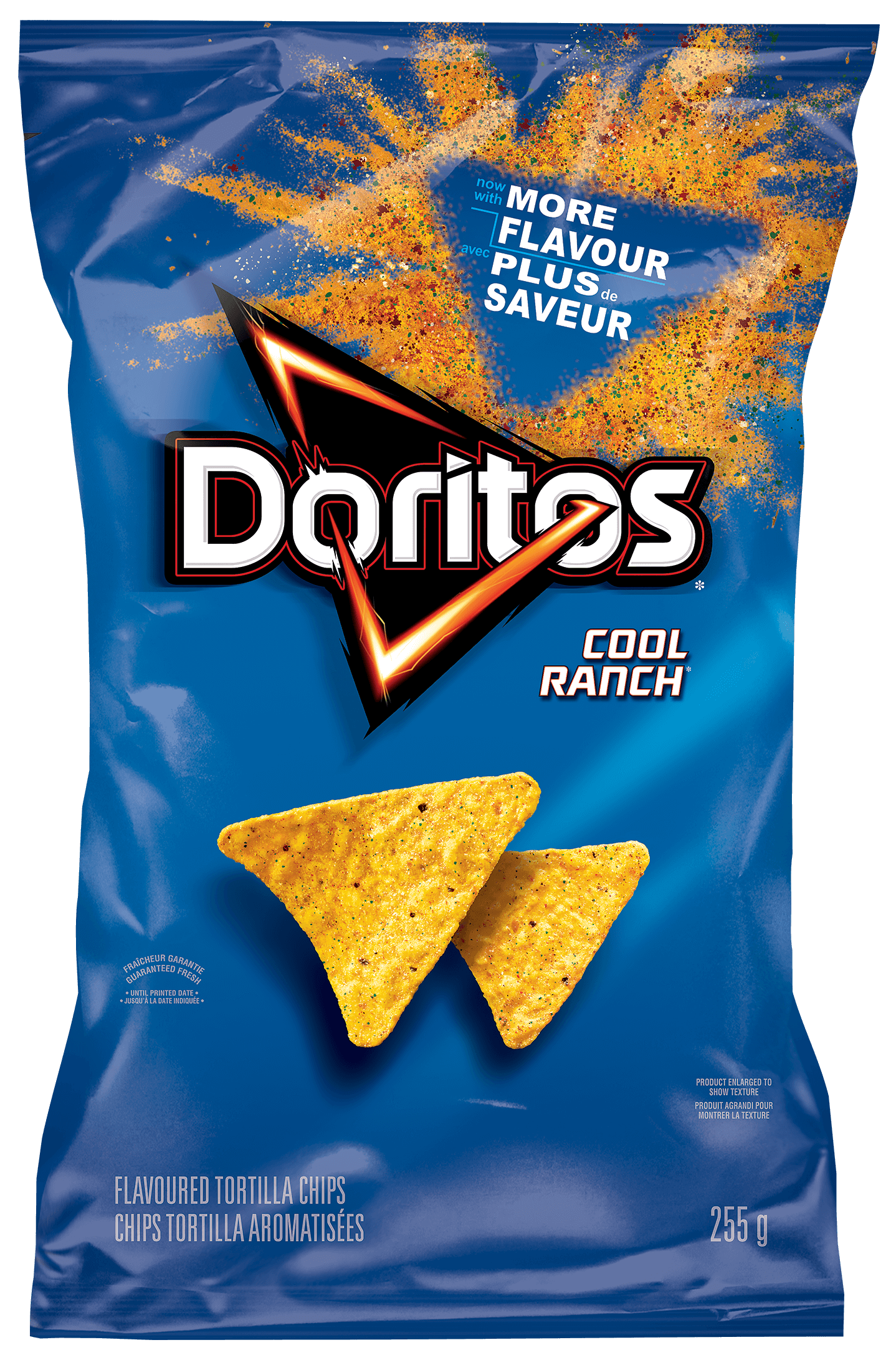 Doritos Spicy Sweet Chili Blue Chip Bag Transparent Background PNG
