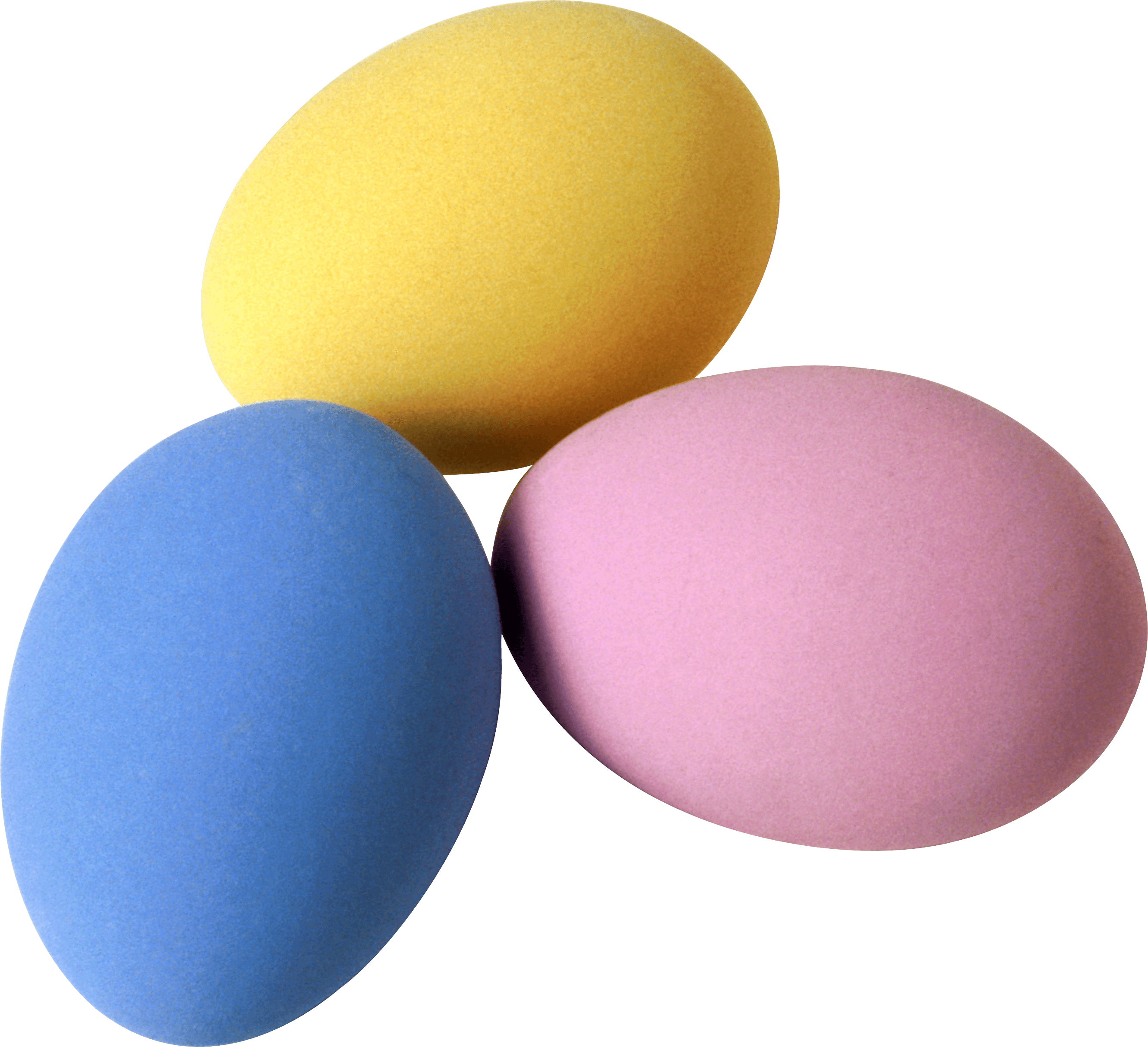 Pastel Colored Easter Eggs On Dark Background PNG Illustration