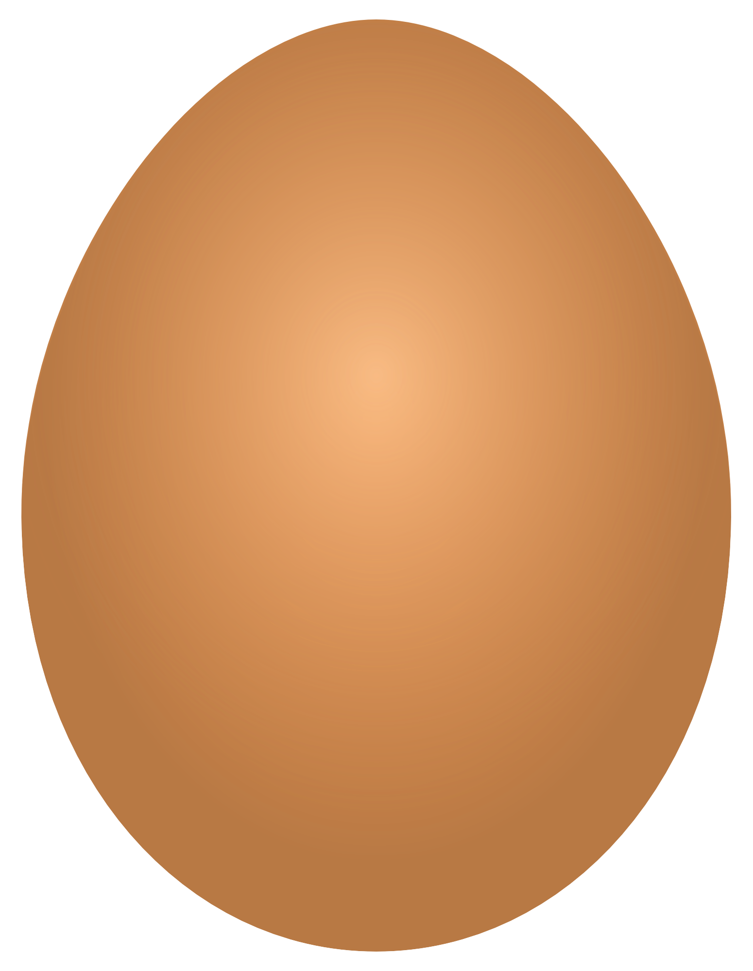 Single Large Brown Chicken Egg Isolated Transparent PNG Clipart