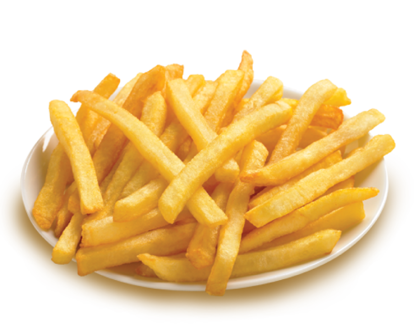 Golden Skin On Potato Wedges In White Serving Bowl PNG Photo