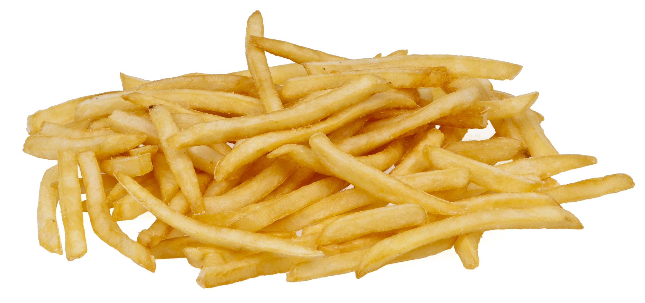 Long Thin French Fries Isolated Transparent Background PNG Graphic