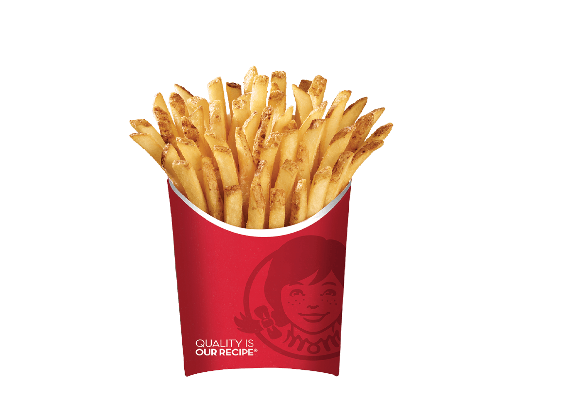 Straight Cut French Fries In Red Paper Cup Simple PNG Graphic