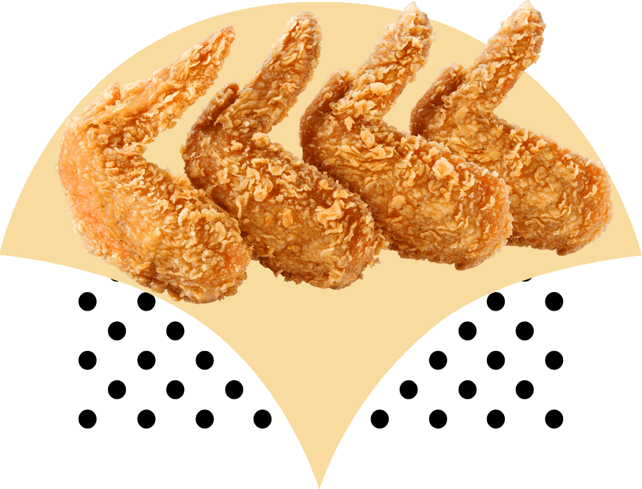 Golden Breaded Fried Shrimp Pieces with Lemon Decorative Background PNG Image
