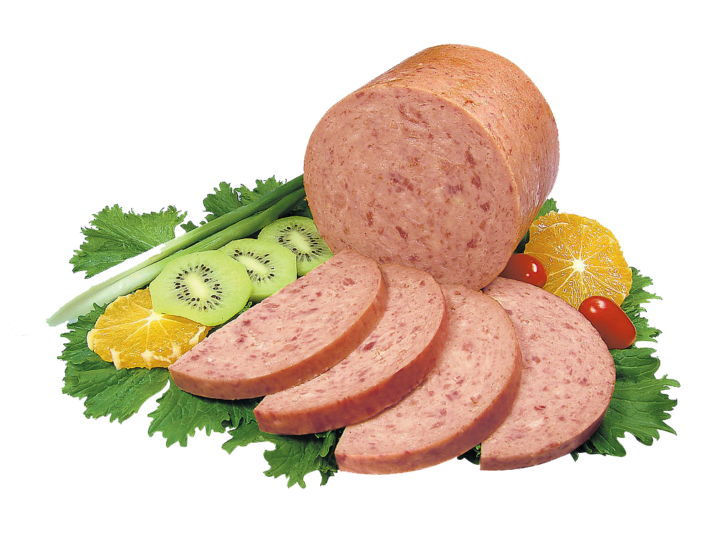 Assorted Sliced Meat and Salami with Fresh Vegetables Transparent Food PNG Image