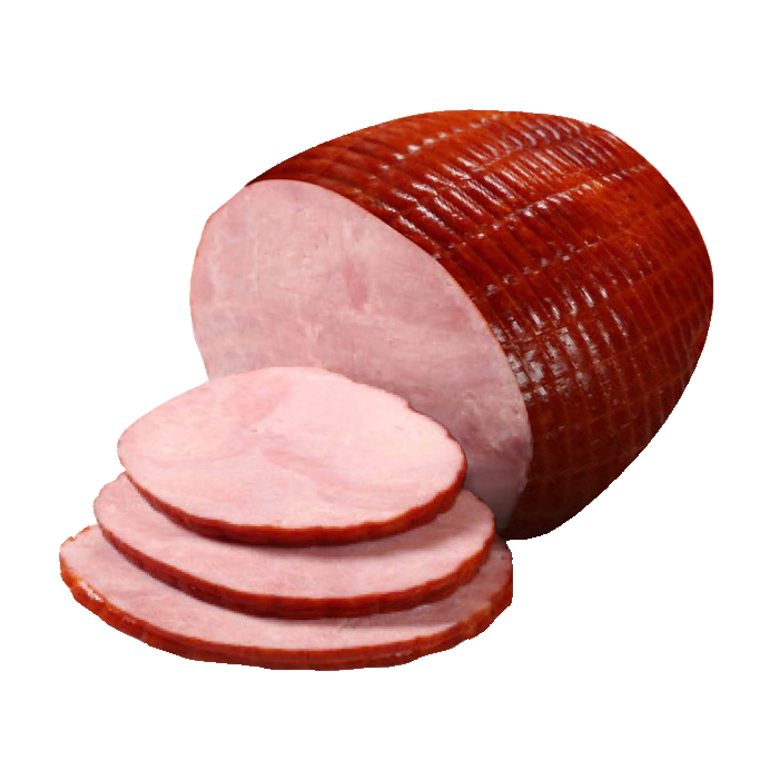 Stacked Round Meat Sausage Slices Isolated Transparent PNG Food Image