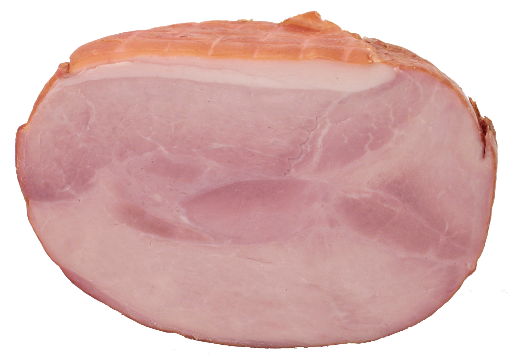 Whole Boneless Pink Meat Roast Isolated Transparent Background PNG Food Image