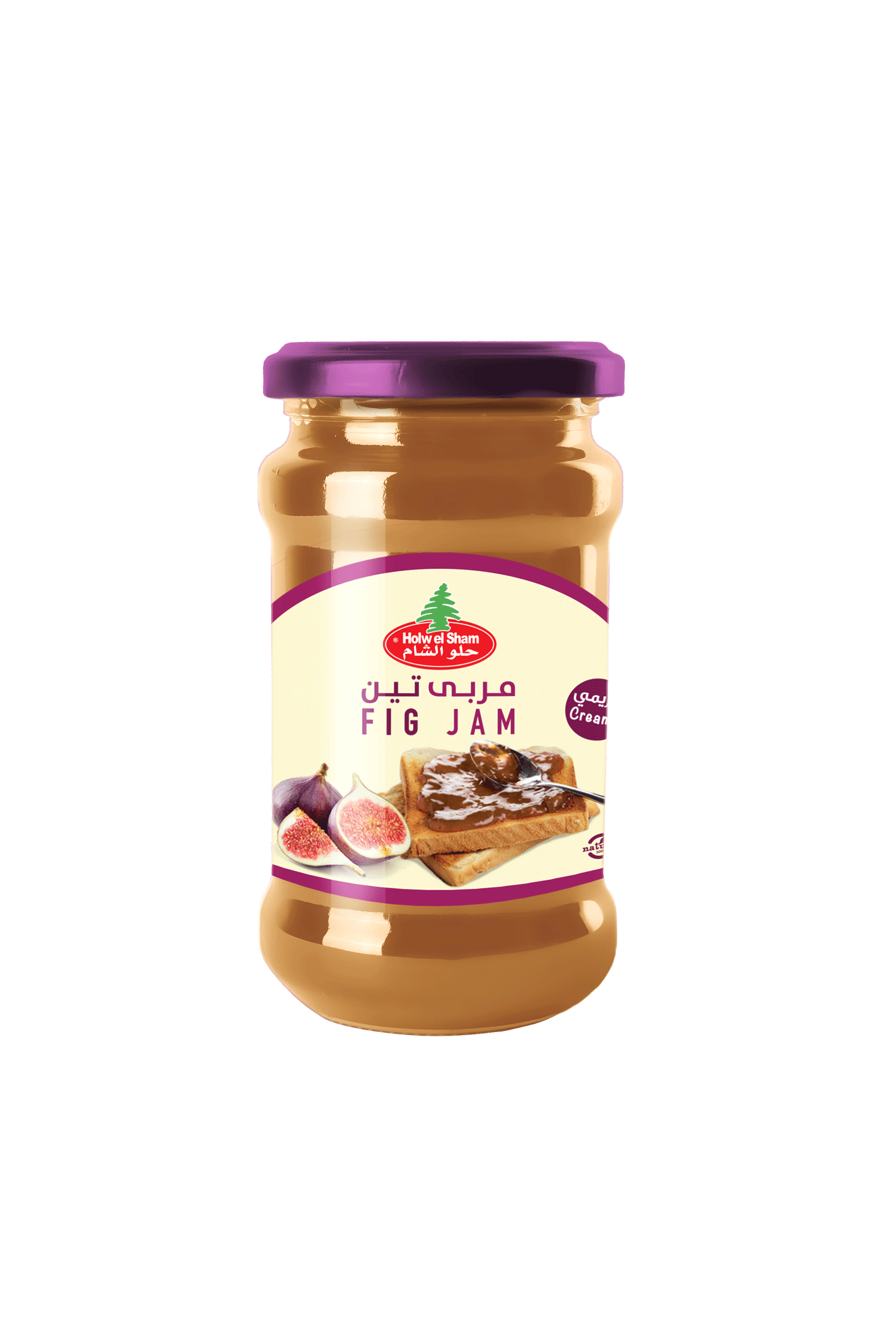 Mini Assorted Fruit Jam Jar with Cream Label Transparent Product PNG Image