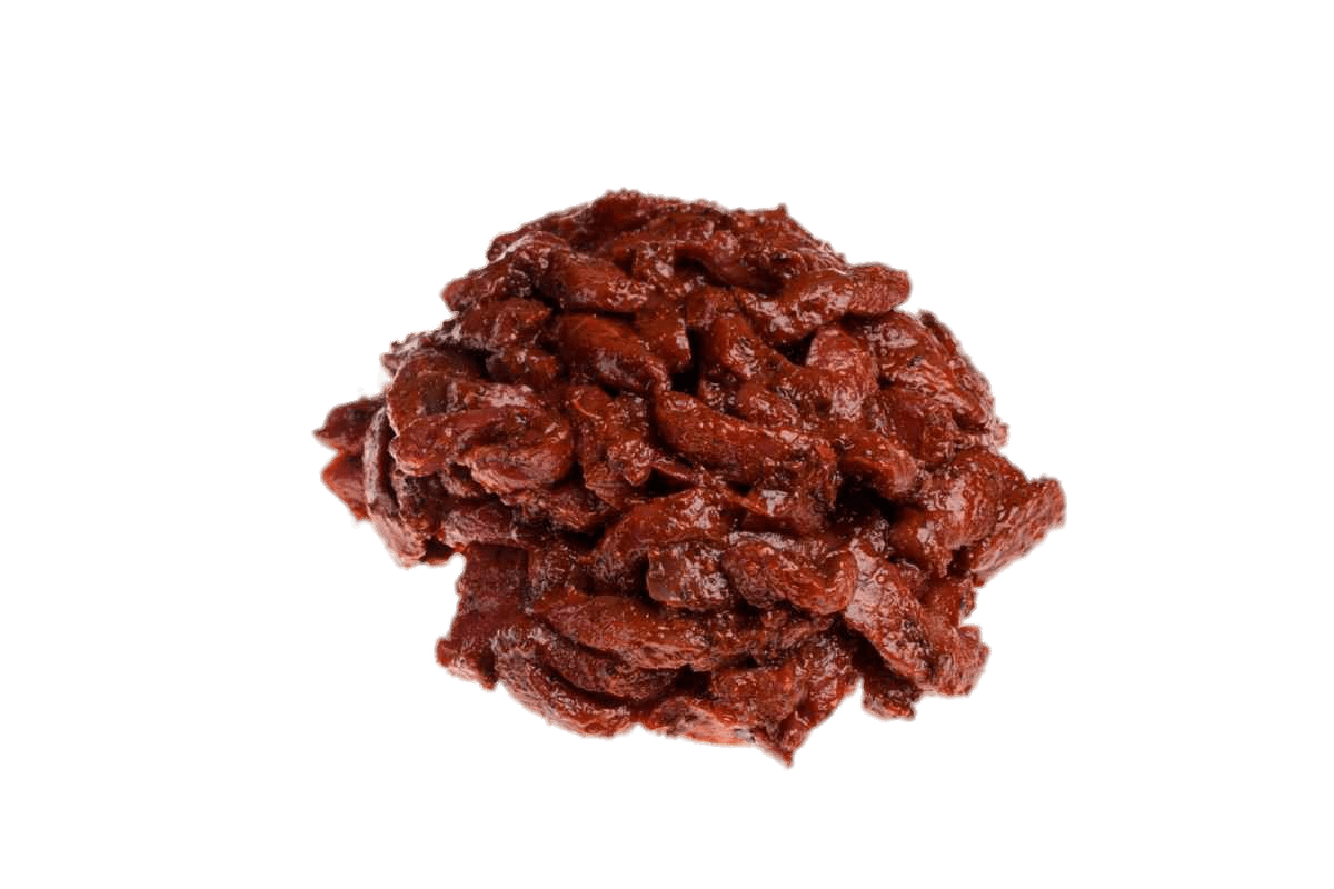 Pile of Seasoned Cooked Ground Meat Kebab Pieces Isolated Transparent PNG