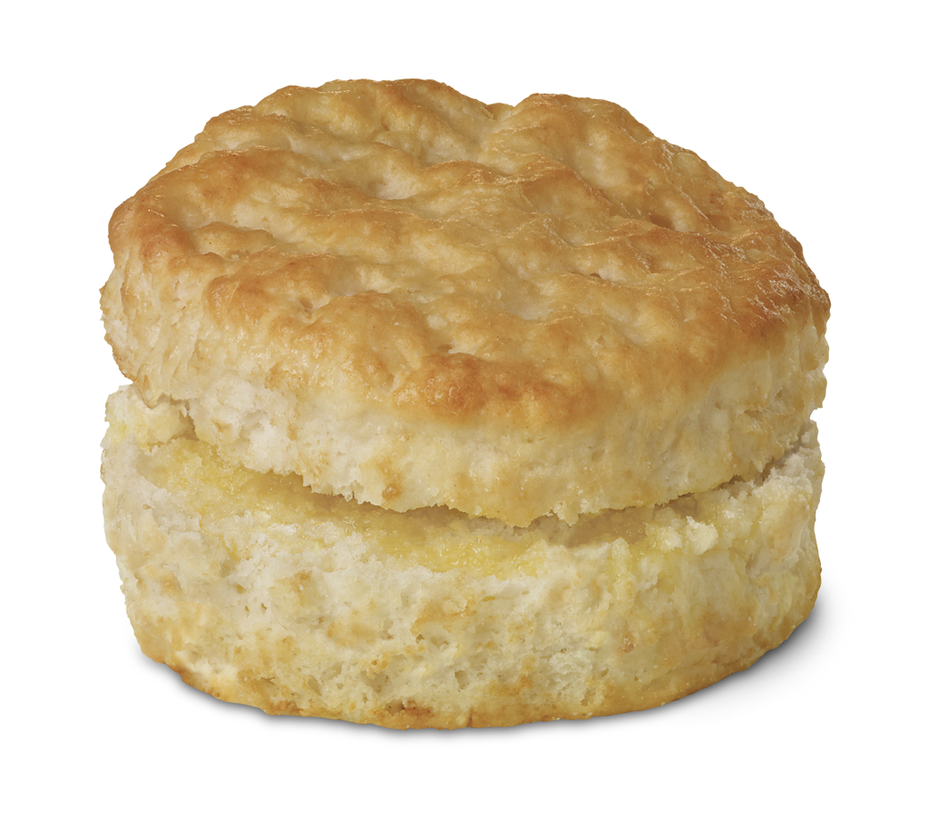 Fluffy Golden Round Buttermilk Biscuit Isolated Transparent Background PNG Image