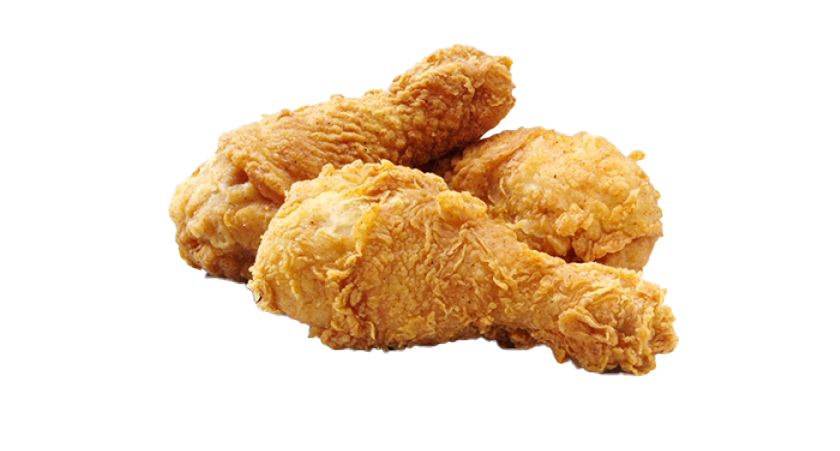 Pile of Crispy Golden Fried Chicken Bites Isolated Transparent Background PNG