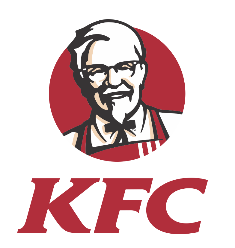 Round KFC Colonel Sanders Logo with Red Background Transparent PNG Graphic