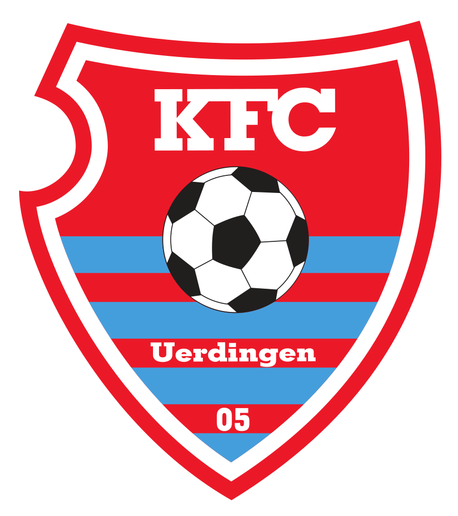 Uerdingen 05 Football Club Shield Badge with Soccer Ball Transparent PNG Logo