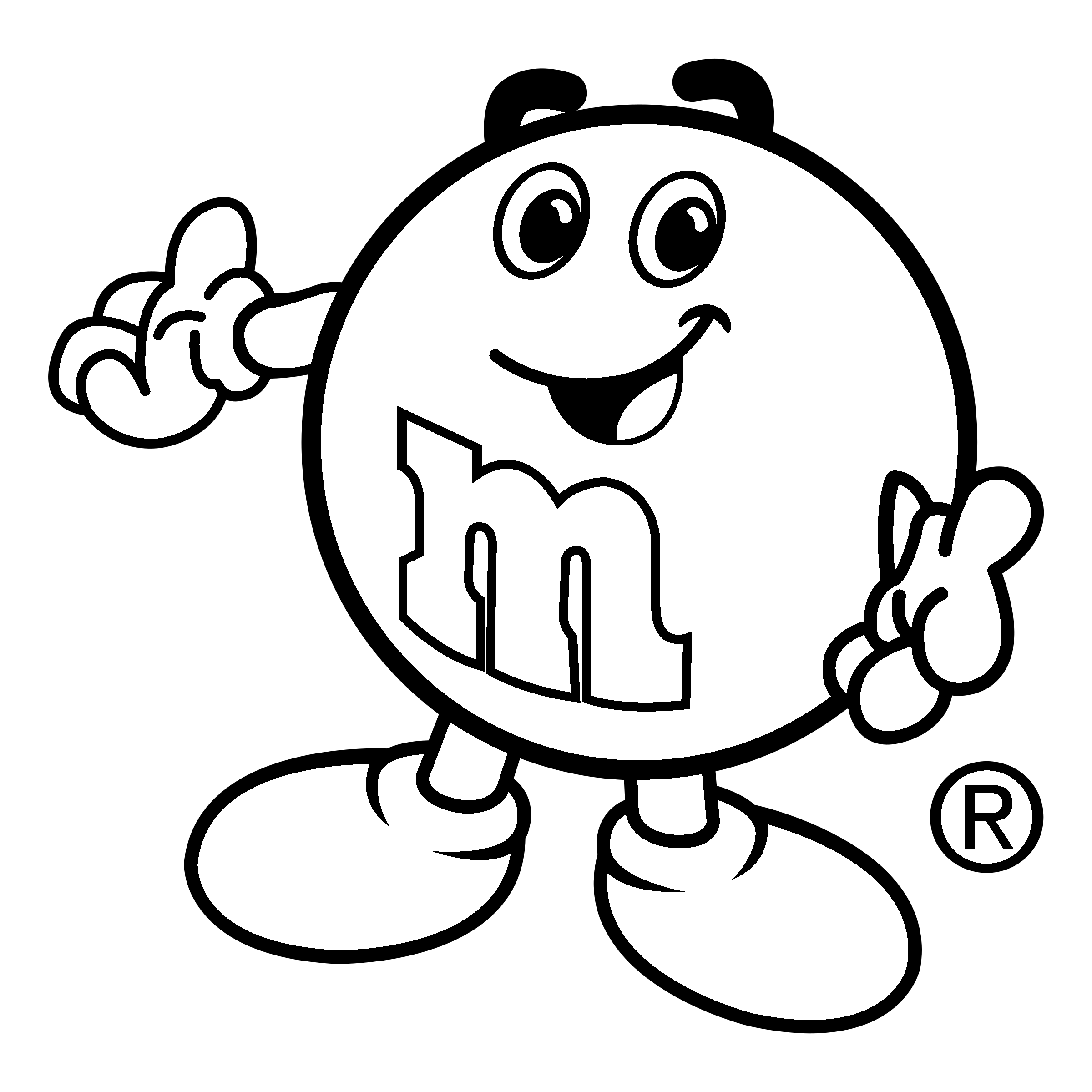 Pink M&M Minis Chocolate Candy Box with Colorful Mascot Design PNG Product Image
