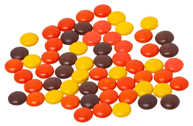 Red M&M Chocolate Mascot Character Standing with White Gloves PNG Clipart
