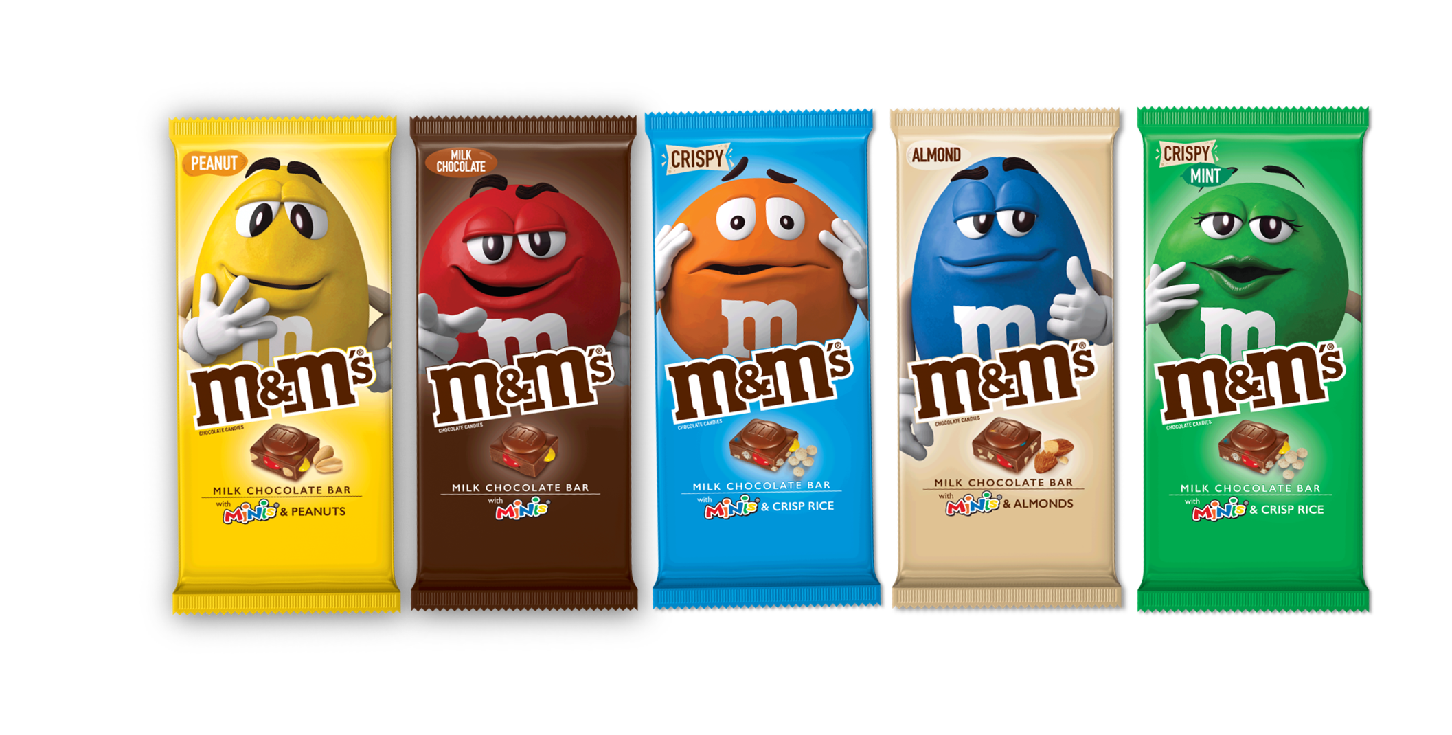 Scattered Red Orange Yellow Brown and Green M&M Chocolate Candies PNG Food Image