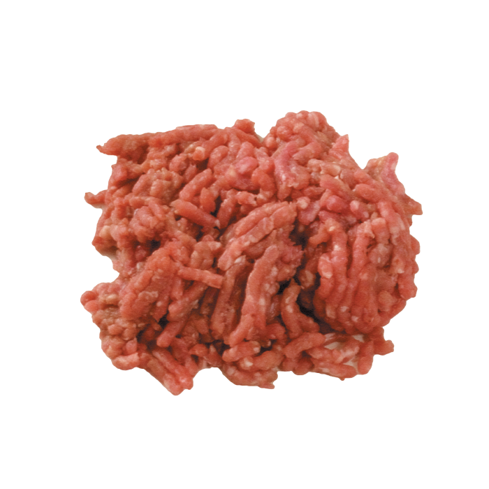 Cooked Crumbled Minced Meat Pieces with Browned Edges Transparent PNG Food Image