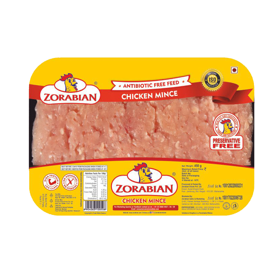 Packaged Ground Meat Patties in Yellow and Red Plastic Retail Tray PNG Product Image