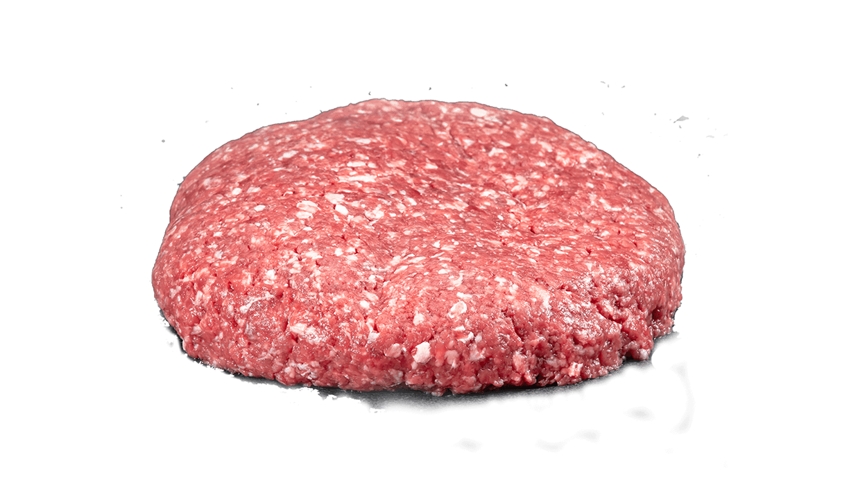 Raw Minced Beef Burger Patty Isolated on Transparent Background PNG Image