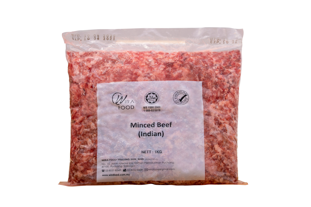 Vacuum Sealed Clear Package of Fresh Minced Meat Transparent Product PNG Image