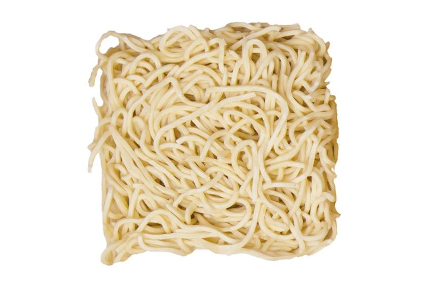 Nest of Uncooked Thin Dried Noodles Isolated Transparent Background PNG Image