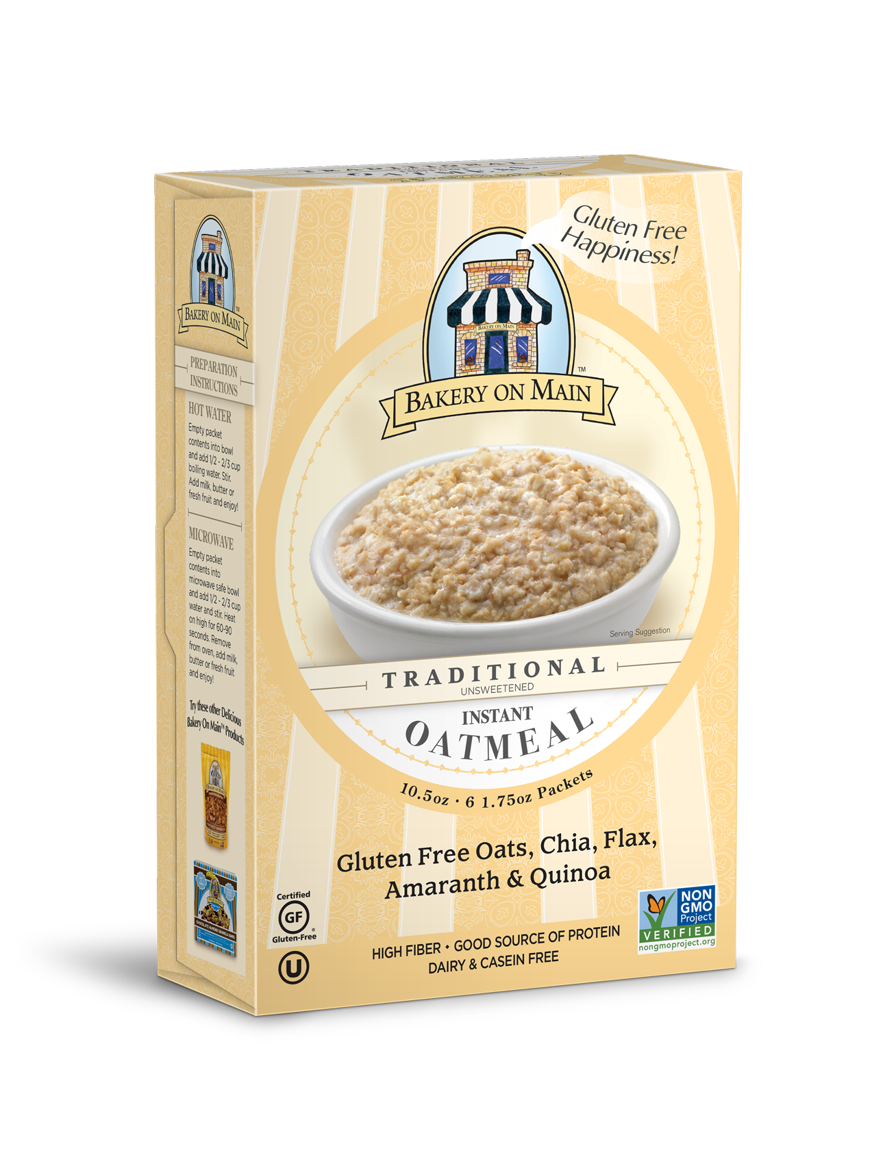 Quaker Oats Old Fashioned Rolled Oats Cardboard Package Transparent Product PNG