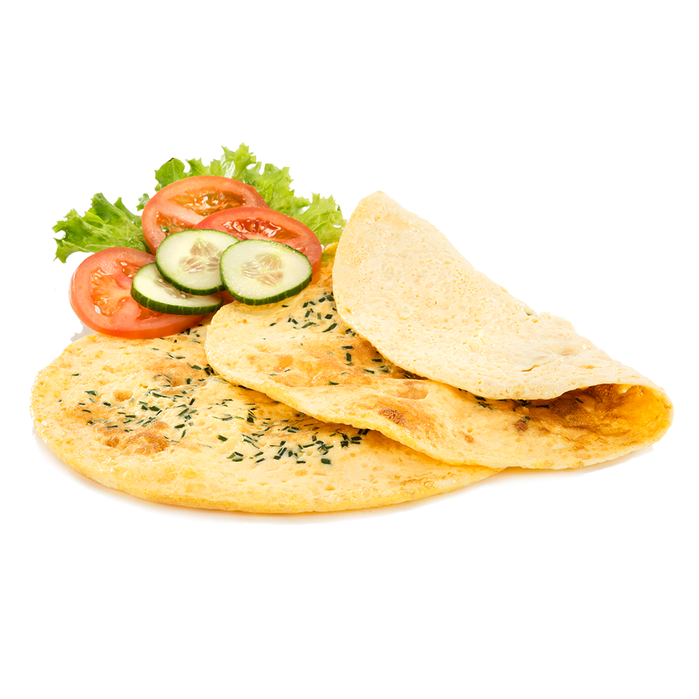 Open Sandwich with Egg Cucumber Tomato and Fresh Greens PNG Image