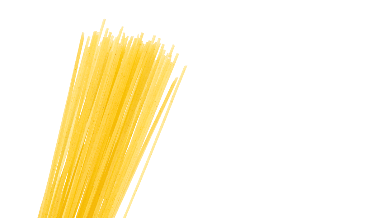 Bundle of Long Uncooked Spaghetti Sticks Isolated PNG Cutout