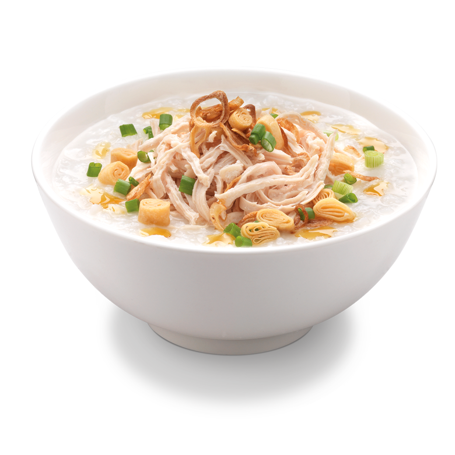 Asian Rice Noodle Soup with Vegetables and Savory Meat Pieces PNG Image
