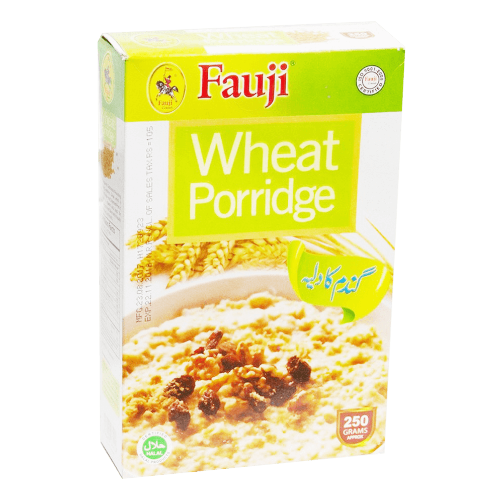Fauji Whole Wheat Porridge Cereal Bag Product Package PNG Image