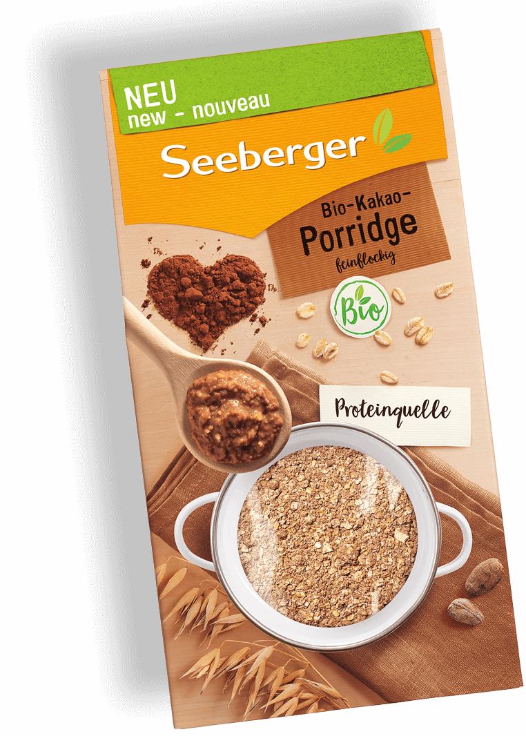 Seeberger Cinnamon Apple Porridge Oatmeal Package Product PNG Image