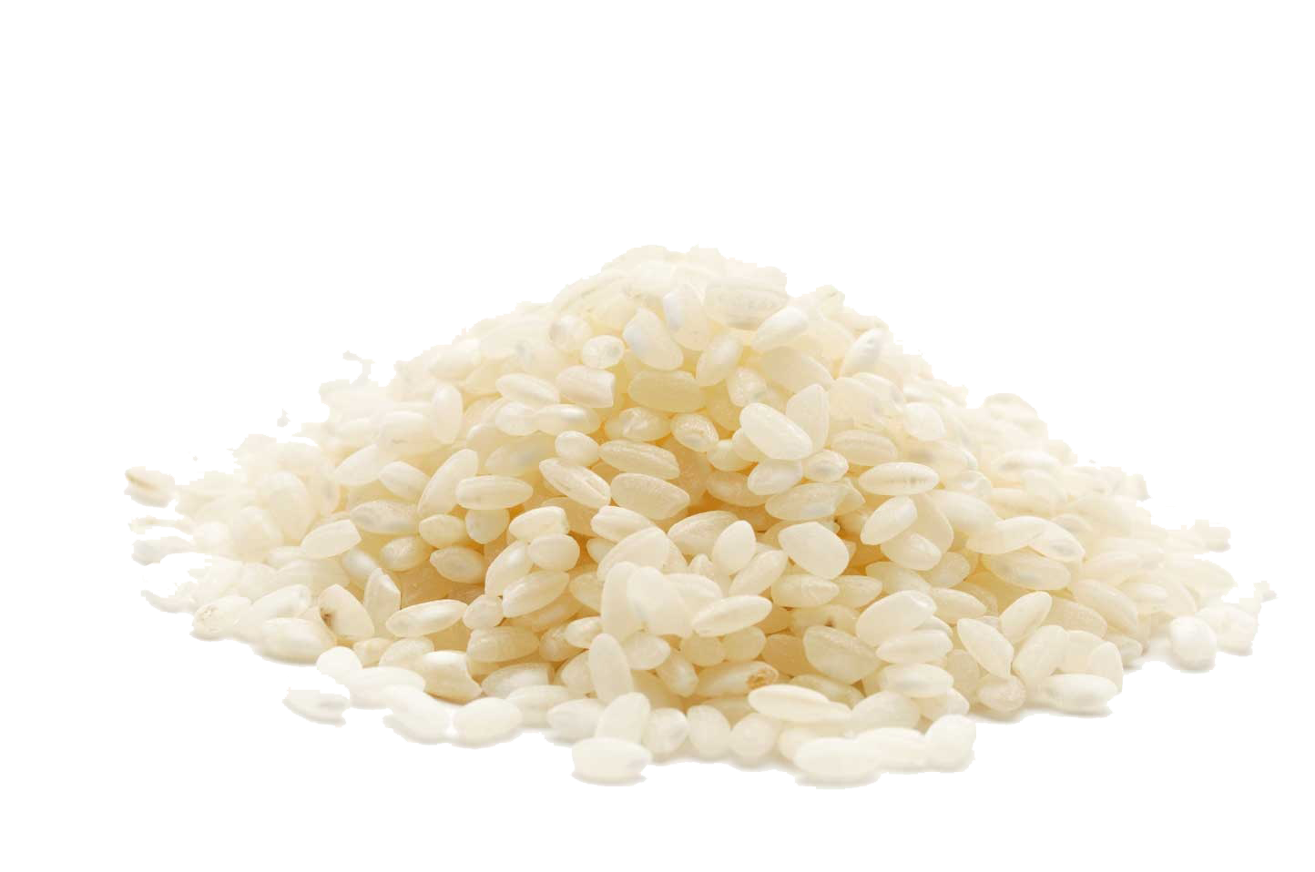 Pile of Cooked White Rice Isolated Food PNG Cutout