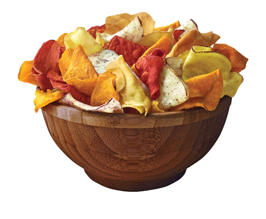 Bowl of Tortilla Chips with Colorful Toppings and Dips PNG Food Image