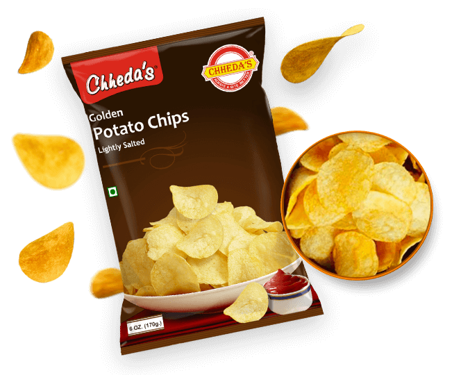 Chips Ahoy Potato Chips Bag with Bowl and Crisps PNG Product Display