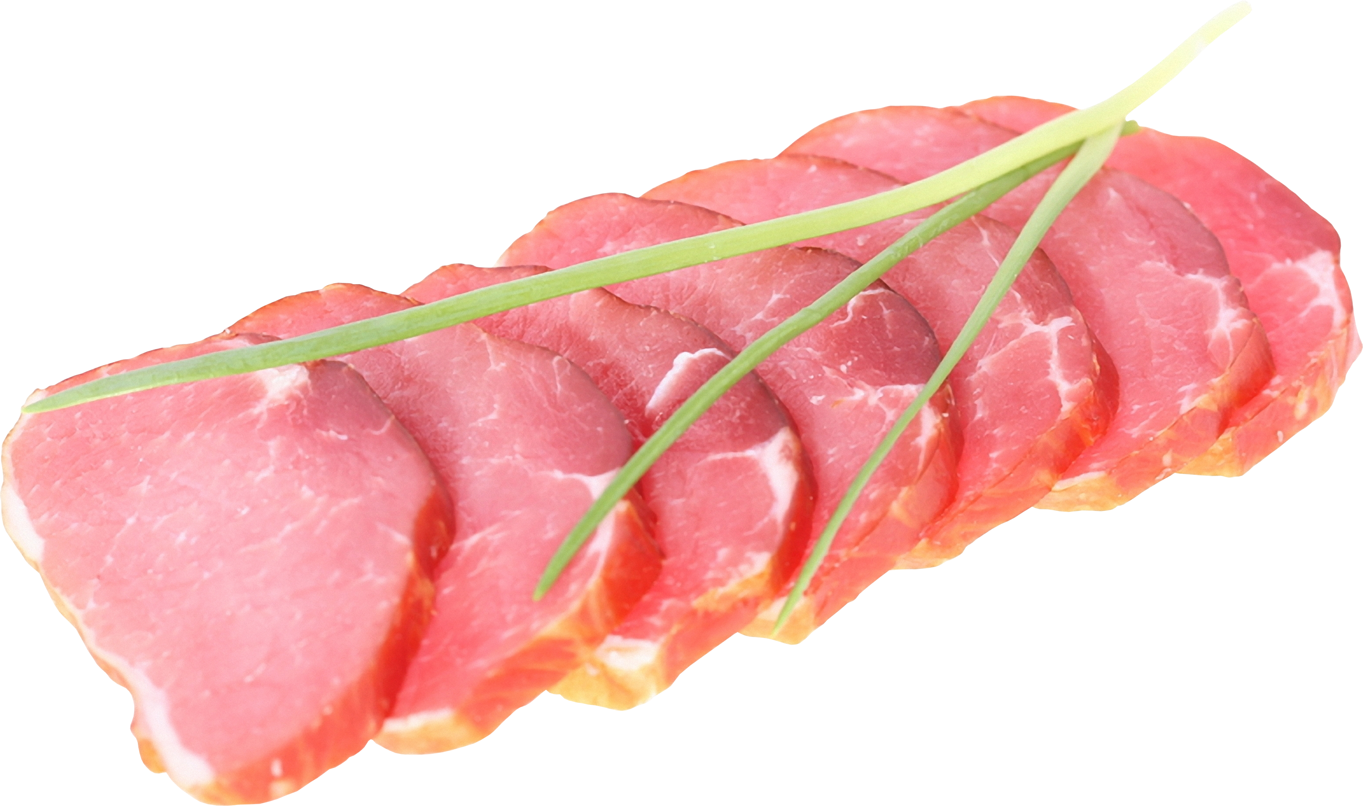 Raw Meat Roast Tied with Fresh Rosemary Sprig PNG Product Image