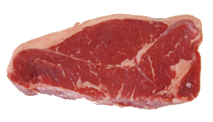 Thick Raw Beef Sirloin Steak Isolated on Transparent PNG Image