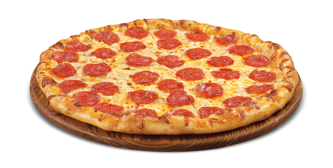 Thin Cheese and Tomato Flatbread Pizza on White Background PNG