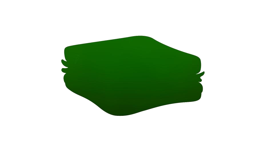 Dark Green Sandwich Silhouette Icon on Transparent Background PNG