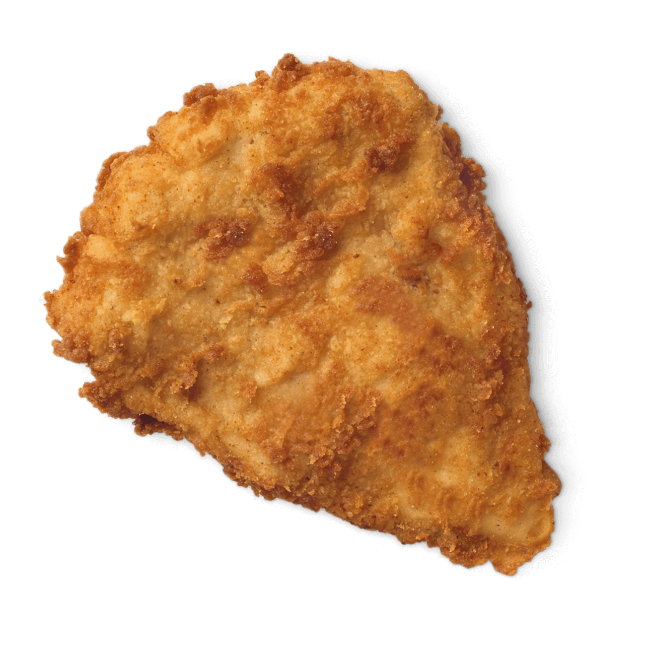 Crispy Brown Breaded Schnitzel Cutlet Isolated Food PNG Cutout