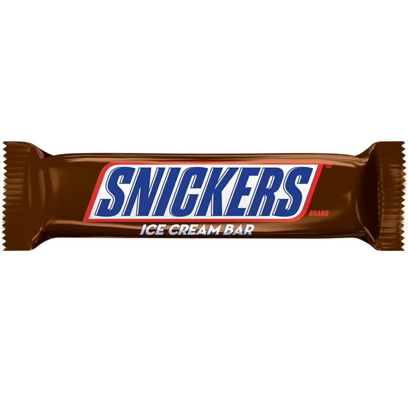 Original Snickers Chocolate Candy Bar Brown Wrapper PNG Product Image