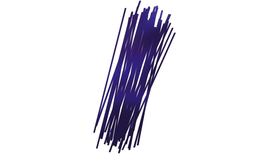 Bundle of Purple Dry Spaghetti Noodles Isolated Transparent PNG Ingredient Photo