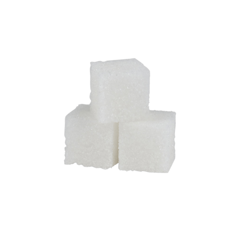 White Sugar Cubes Cluster Isolated on Transparent Background PNG Graphic