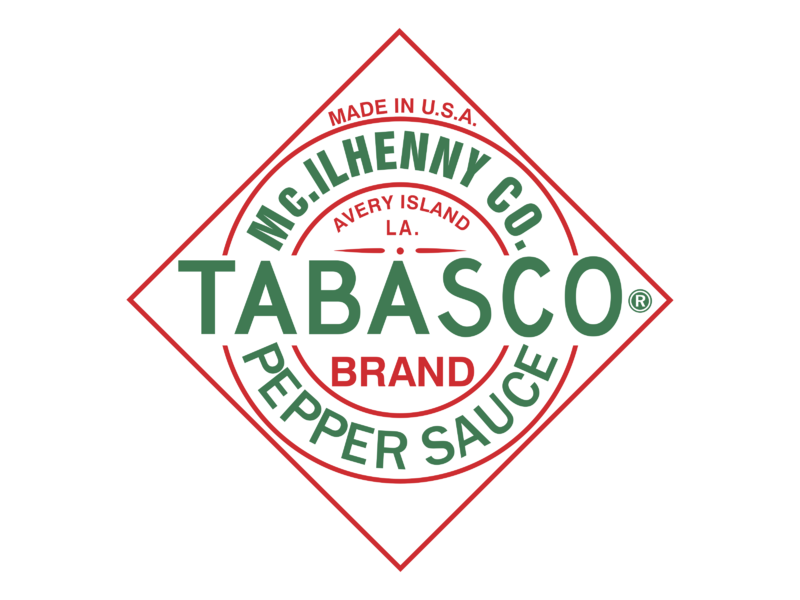 McIlhenny Tabasco Brand Red Pepper Sauce Diamond Logo PNG Brand Graphic