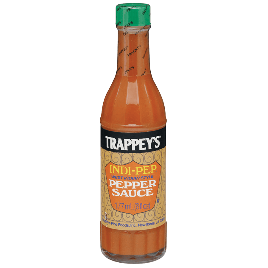 Tappeys Louisiana Hot Pepper Sauce Glass Bottle Product Photo PNG Image