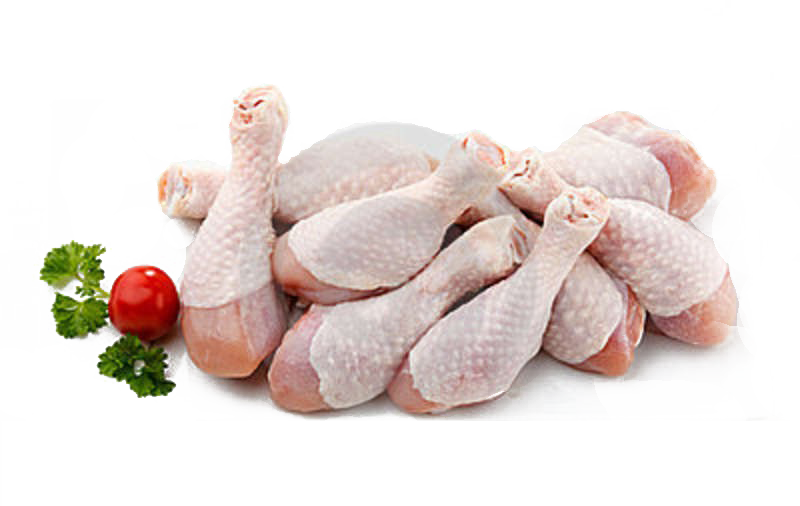 Assortment of Raw Turkey Meat Cuts Legs Wings and Pieces PNG Cutout
