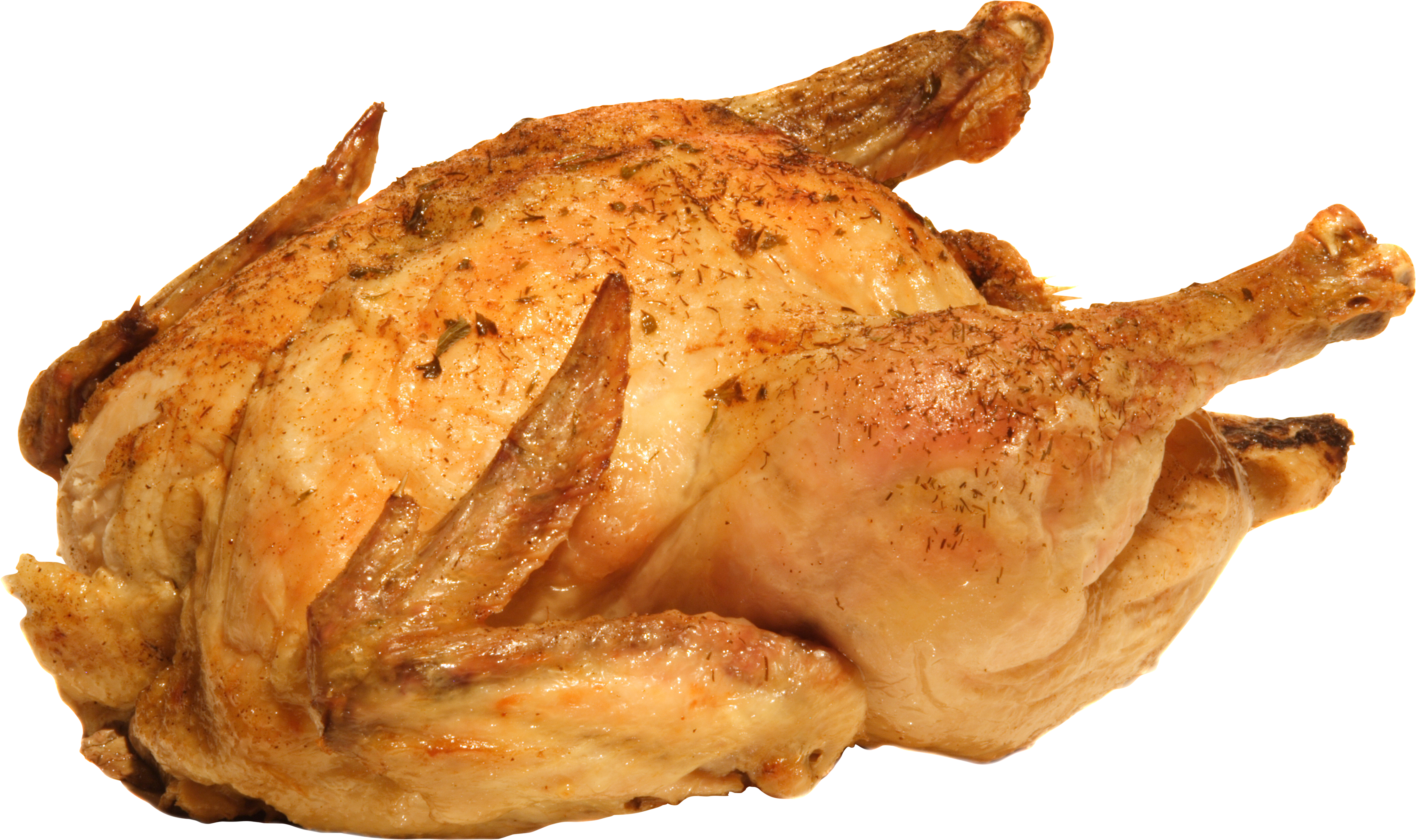Golden Roasted Whole Turkey with Crispy Skin Isolated Transparent PNG Photo