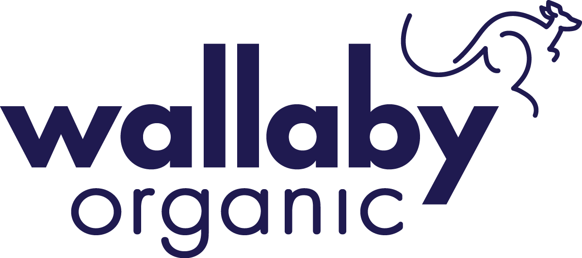 Wallaby Organic Yogurt Brand Wordmark Logo Transparent PNG Graphic